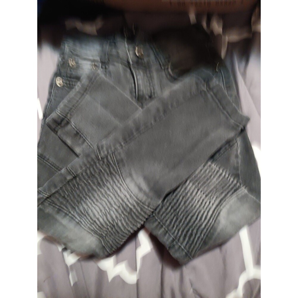 GS-115 Denim Boys Jeans Size 6 black